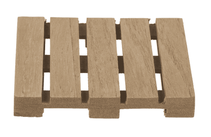 Natural coloured wooden coaster, Palette