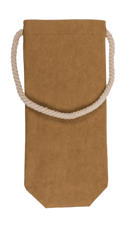 Craft paper bottle holder,