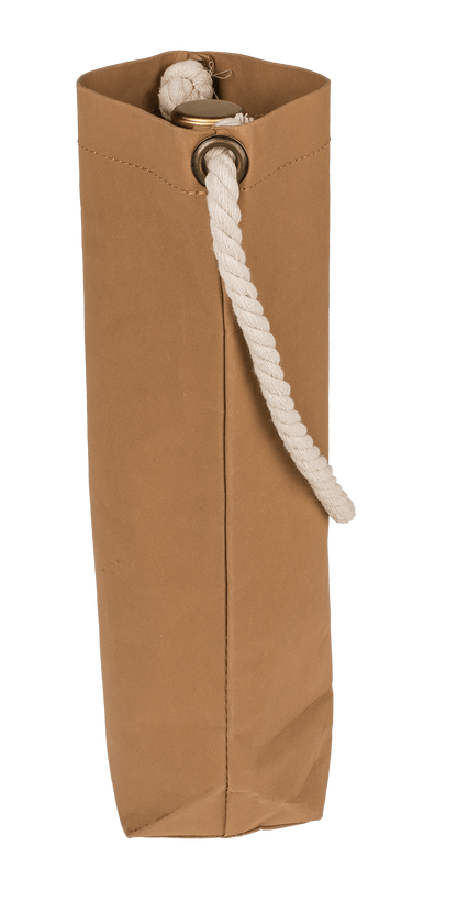 Craft paper bottle holder,