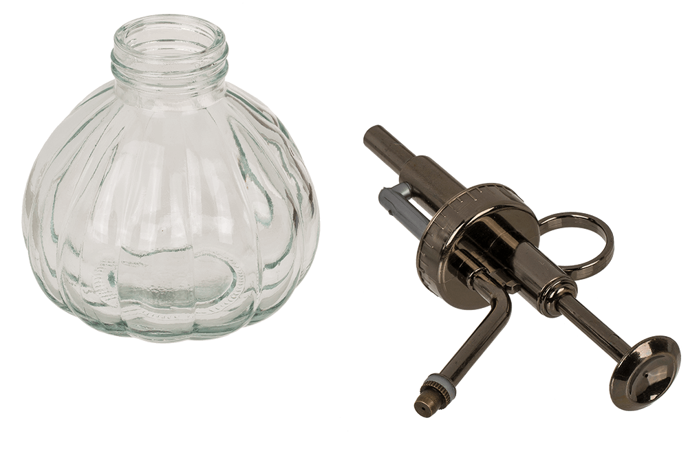 Anthracite coloured glass plant mister,