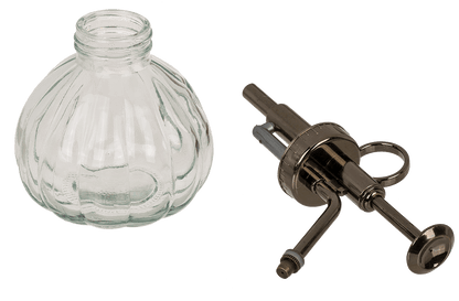 Anthracite coloured glass plant mister,