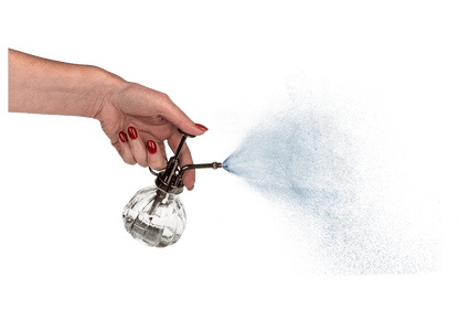 Anthracite coloured glass plant mister,