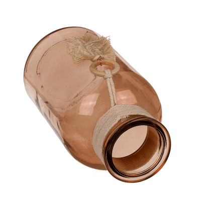 Glass vase, Boho Style,