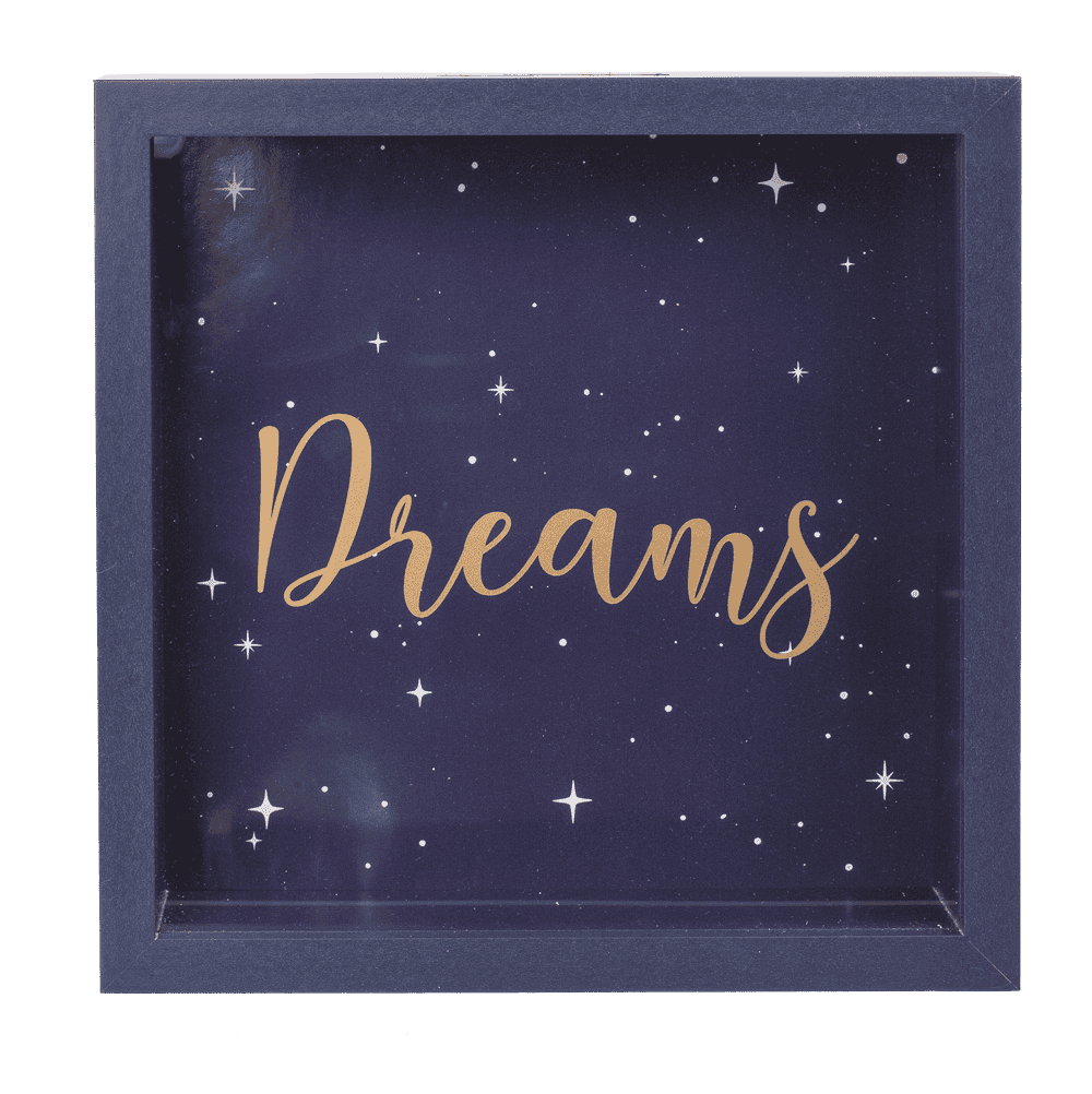 Wooden saving box, Dreams,