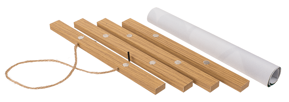 Magnetic wooden poster hanger, incl. picture,