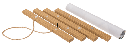 Magnetic wooden poster hanger, incl. picture,
