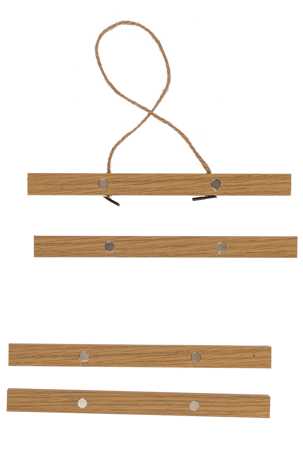 Magnetic wooden poster hanger, incl. picture,