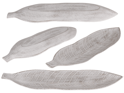 Wooden decoration plate, leaf,