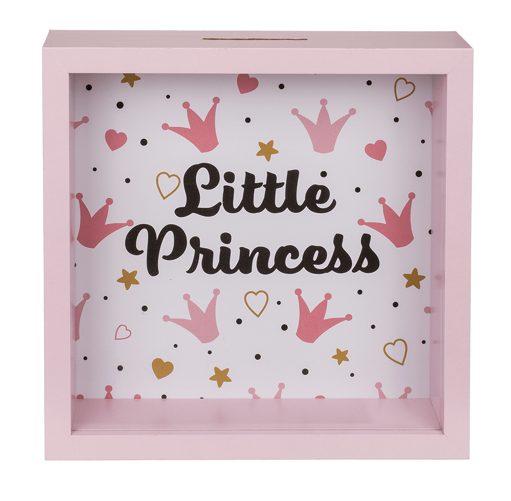 Wooden saving bank, Princess,