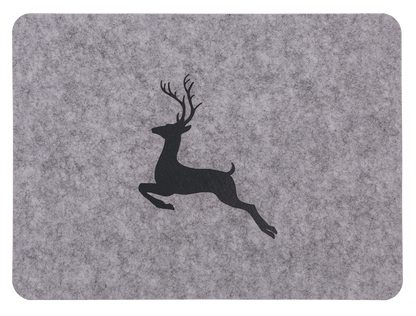 Felt placemat, Deer, 44 x 32 x 0,02 cm,