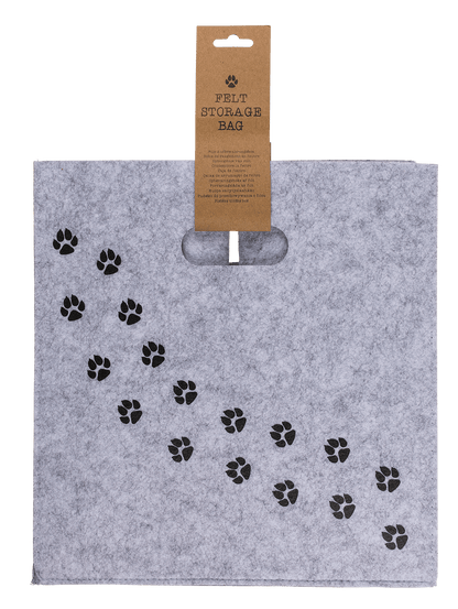 Felt storage box, Dog paws/Cat paws,