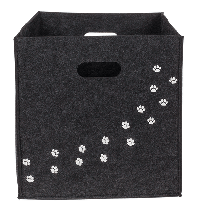Felt storage box, Dog paws/Cat paws,