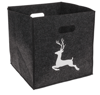 Felt storage box, Deer/Deer head,
