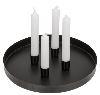 Round metal holder, D:25 cm, with 4 magnetic