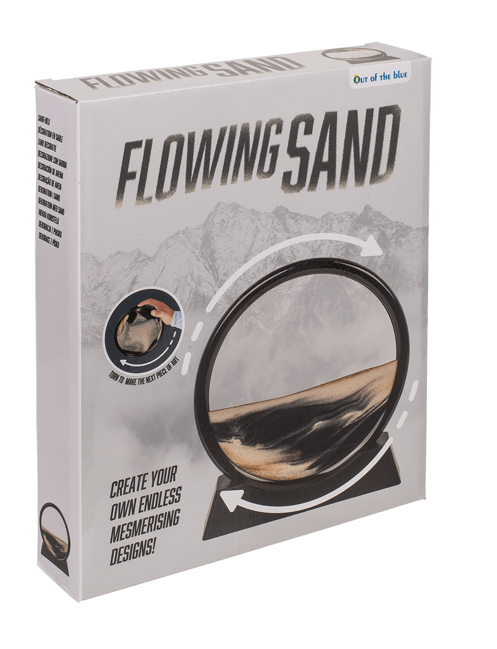 Sand decoration, 17,5 x 17,5 x 0,5 cm,