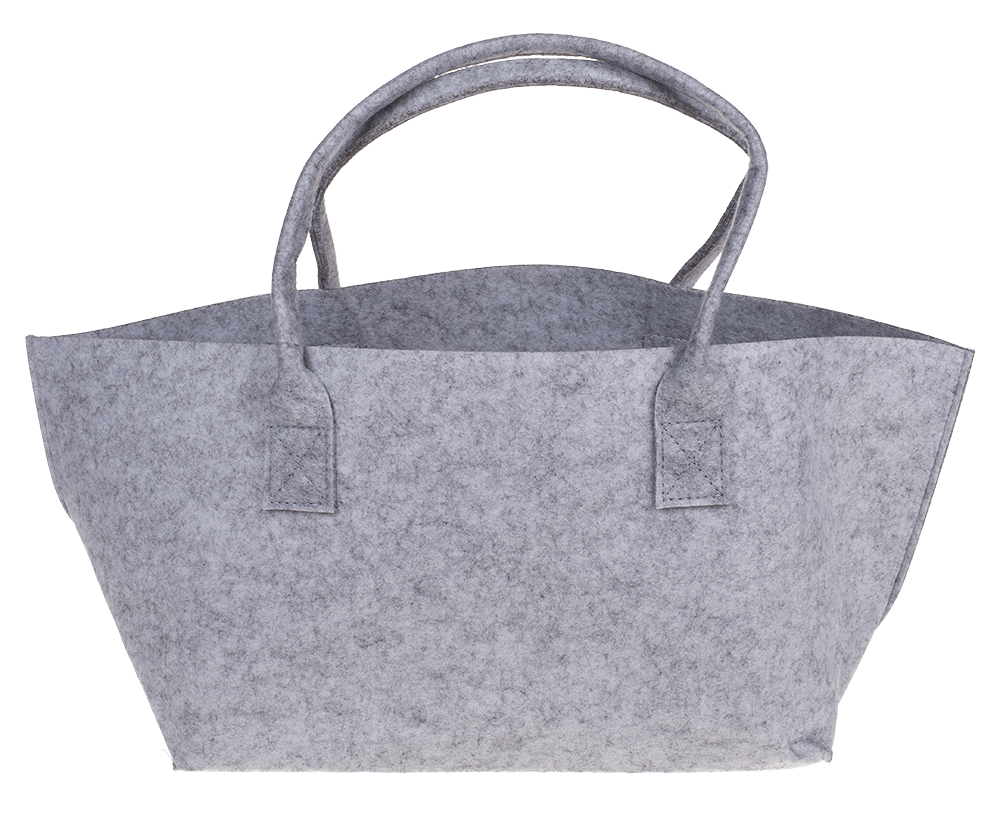 Felt shopping bag, 54 x 20 x 23 cm,