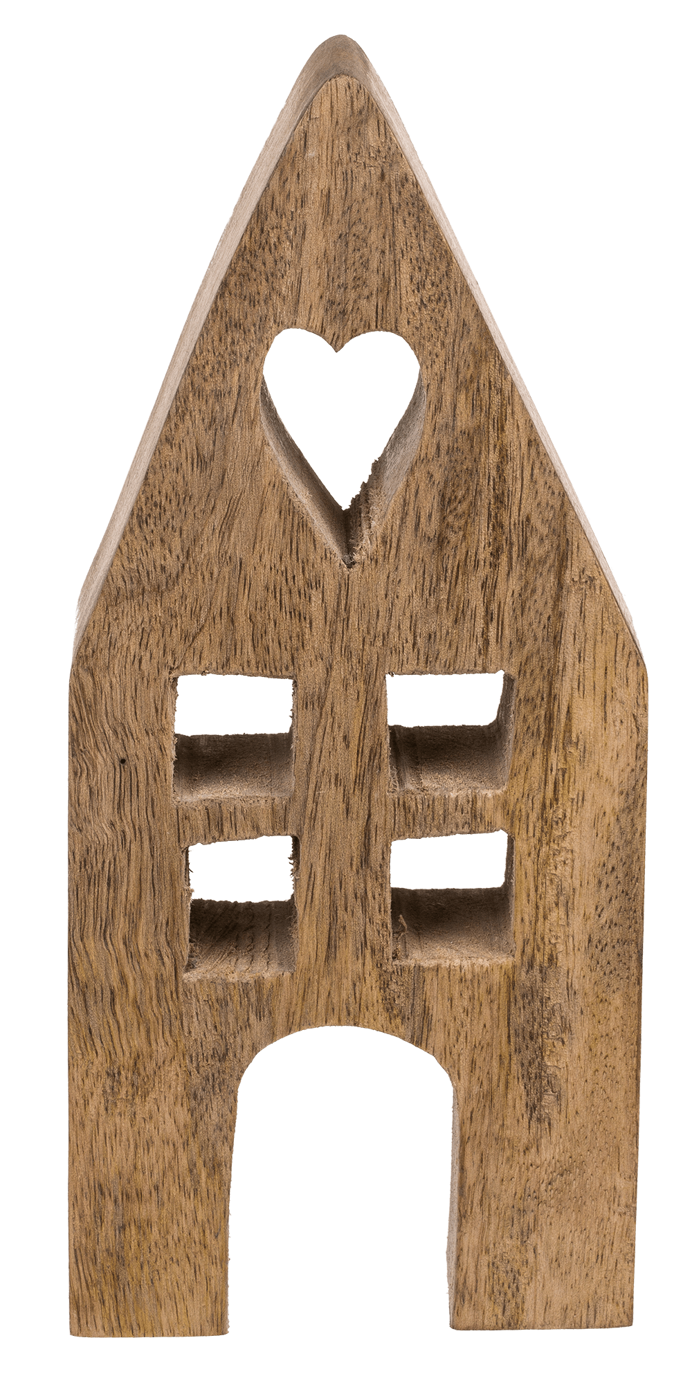 Decoration wooden house, 9 x 4 x 20 cm.