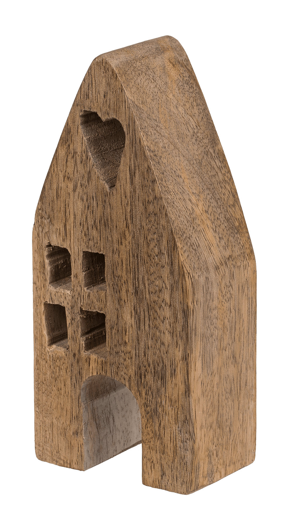 Decoration wooden house 7 x 4 x 15 cm,