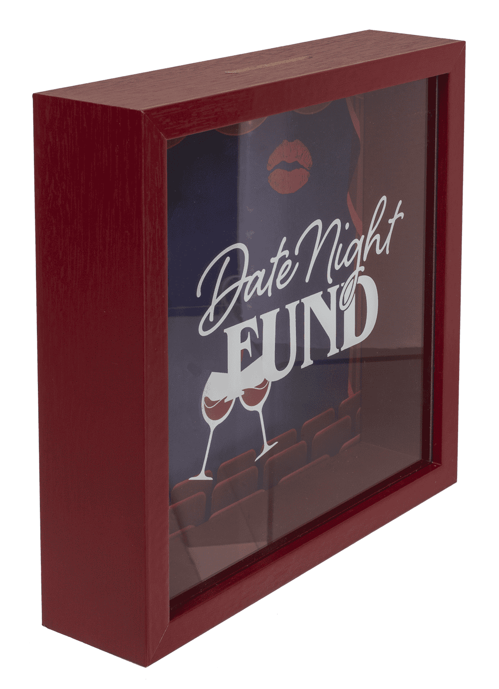 Wooden saving box, Date Night Fund,