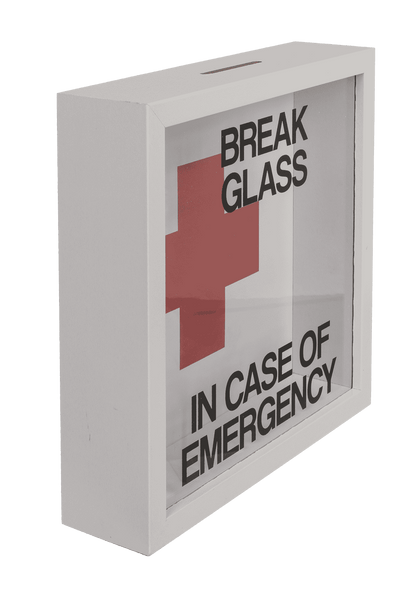 Wooden saving box, Emergency Fund,