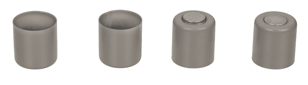 Round metal holder II, D:25 cm, with 4