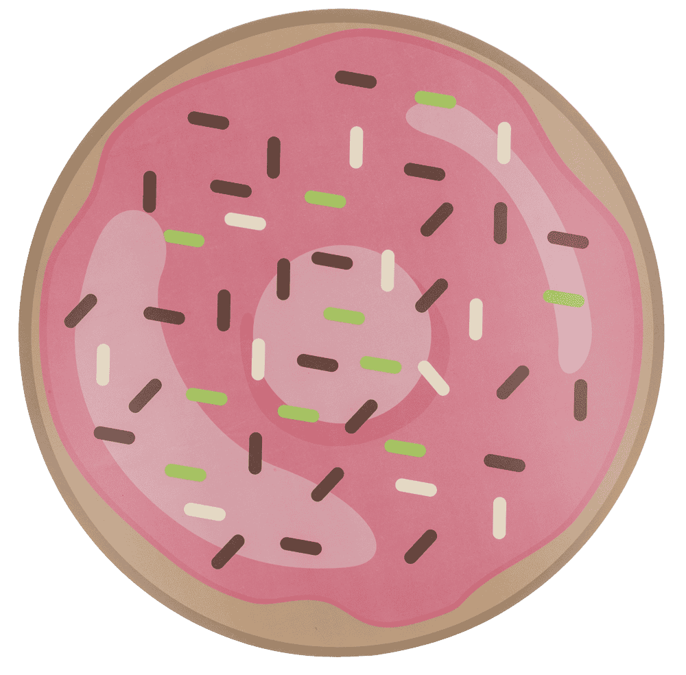 Polypropylen placemat, Donut,