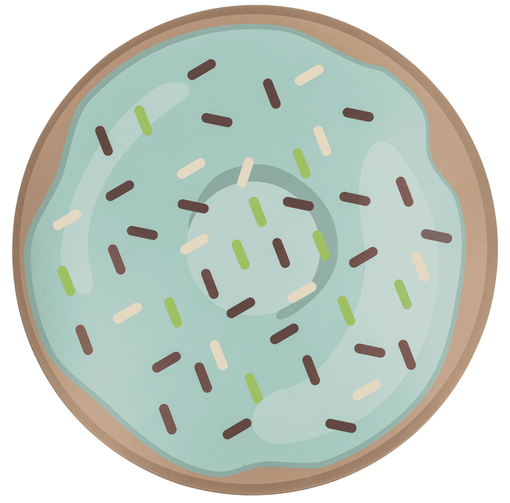 Polypropylen placemat, Donut,