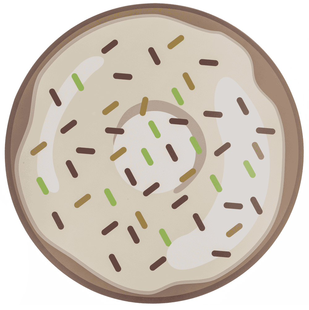 Polypropylen placemat, Donut,