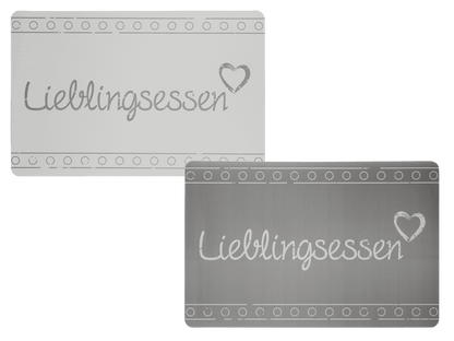 Polypropylen placemat, Lieblingsessen,