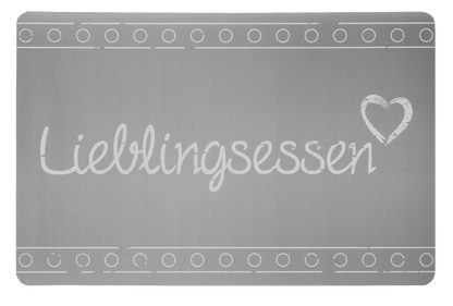 Polypropylen placemat, Lieblingsessen,