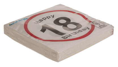 Paper napkins, Happy Birthday - 18,