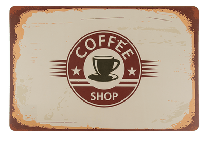 Polypropylen placemat, Coffee,