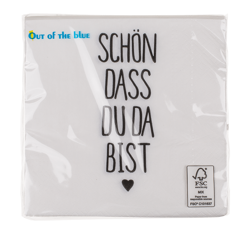 Paper napkins, Schön dass du da bist,