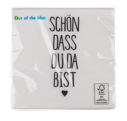 Paper napkins, Schön dass du da bist,