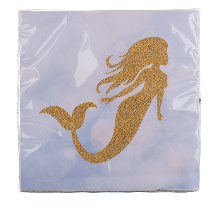 Paper napkins, Mermaid, ca. 33 x 33 cm,