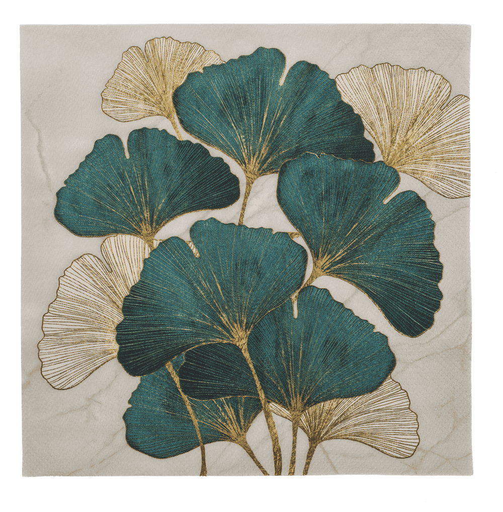 Paper tissue, Ginkgo,