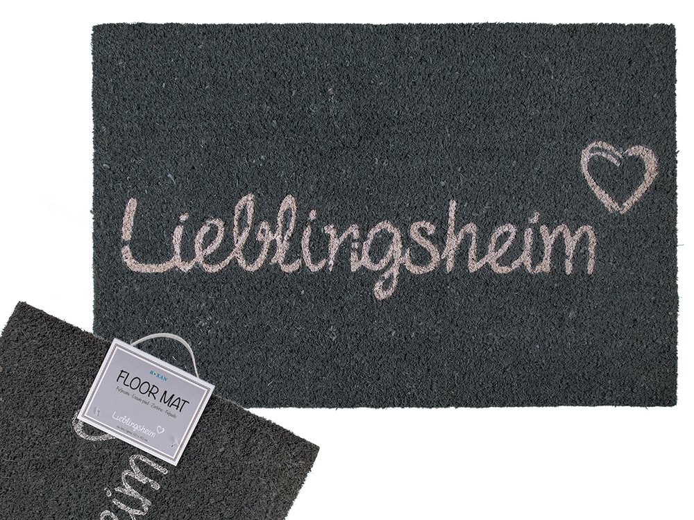 Floor mat, Lieblingsheim,
