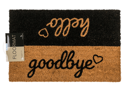 Floor mat, Hello - Goodbye,