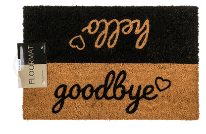 Floor mat, Hello - Goodbye,