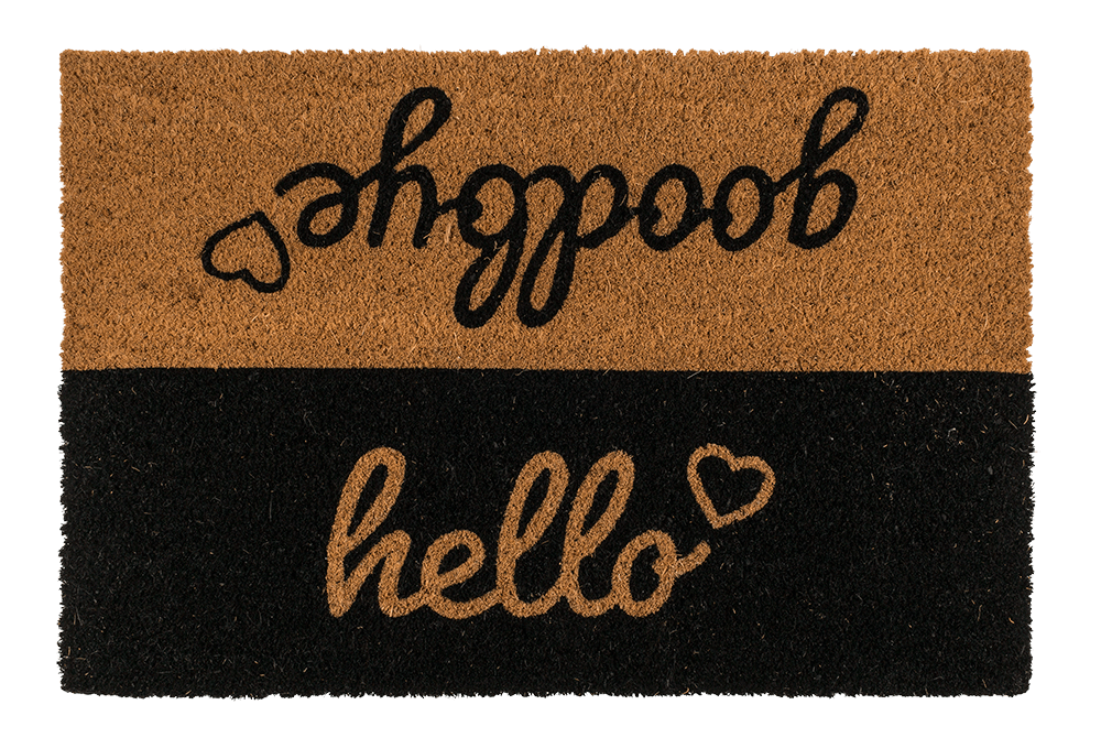Floor mat, Hello - Goodbye,