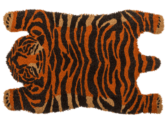 Floor mat in animal design, tiger, 60 x 40 cm,