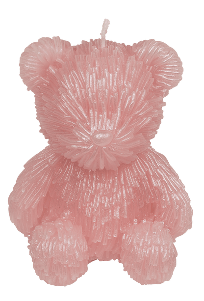 Candle, teffy bear, ca. 11 x 9,5 x 13,5 cm,