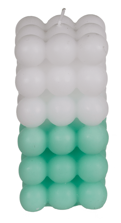 Candle, Colourful Bubble, ca. 6 x 12 cm,