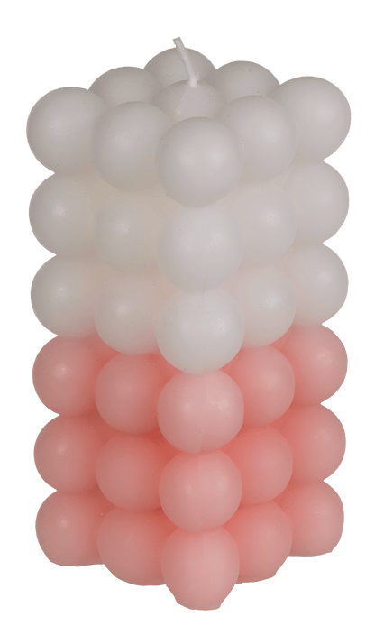 Candle, Colourful Bubble, ca. 6 x 12 cm,