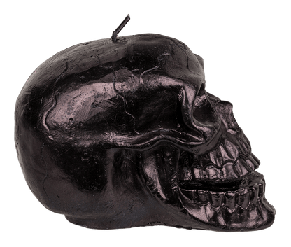 Candle, skull, ca. 12 x 7,5 x 8,5 cm,