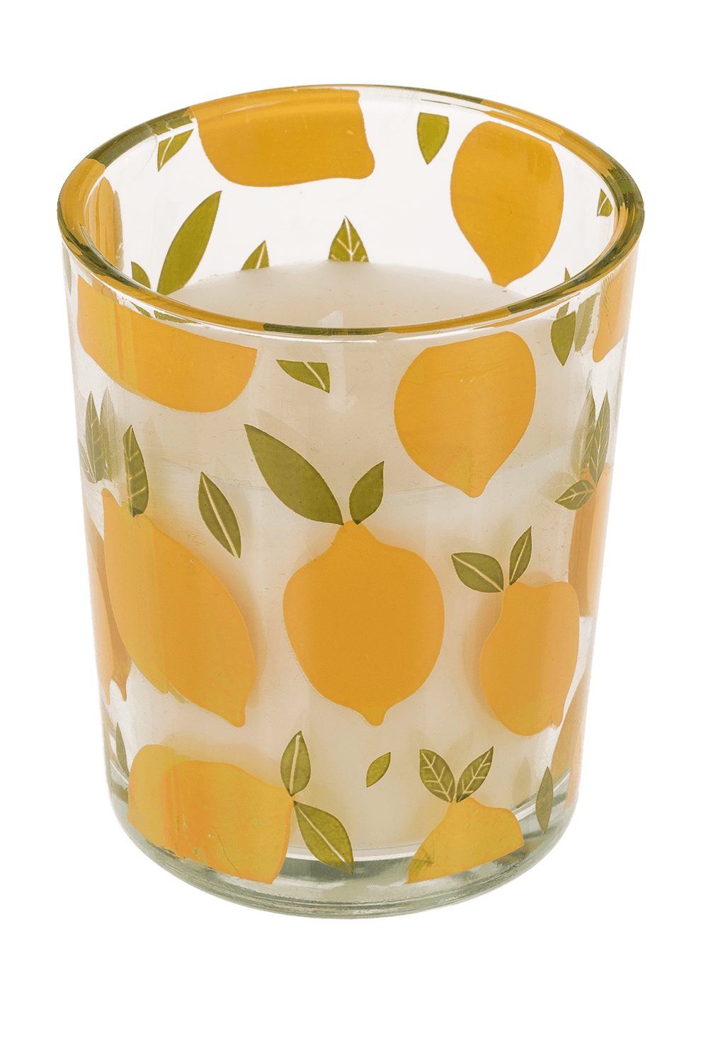 Candle in glass, Summertime, ca. 5,5 x 6,5 cm,