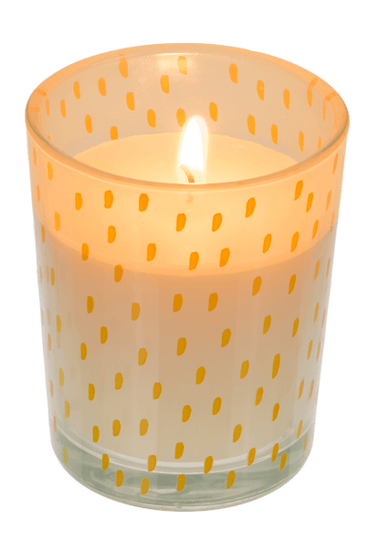 Candle in glass, Summertime, ca. 5,5 x 6,5 cm,