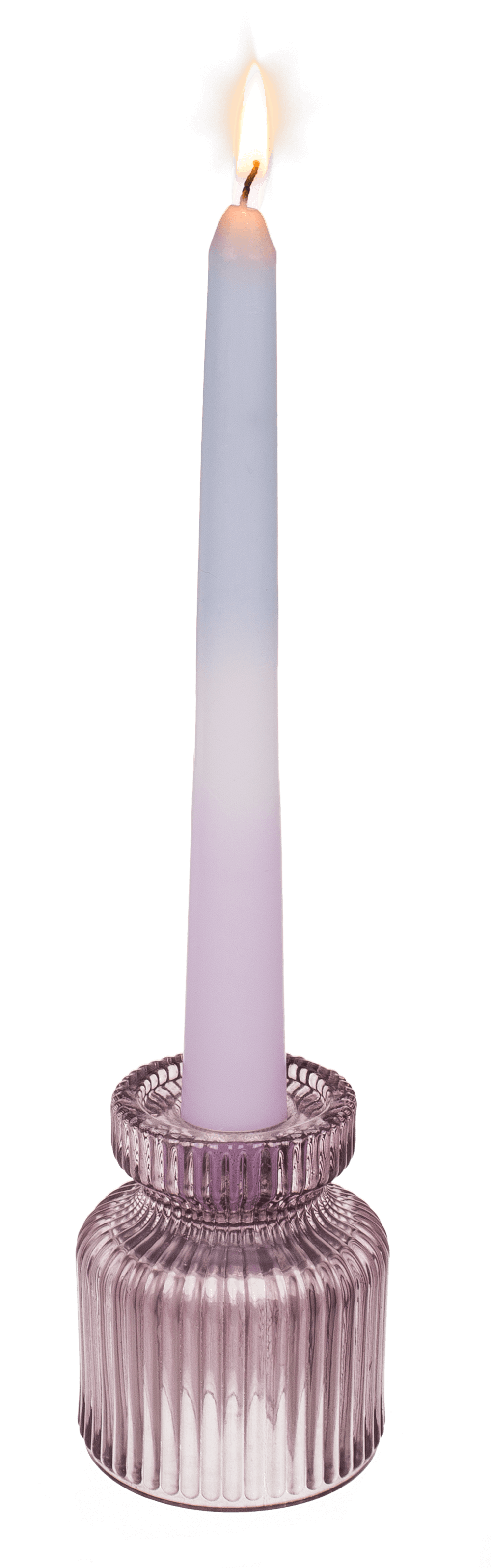 Glass tea light/candle holder, 2 in 1,