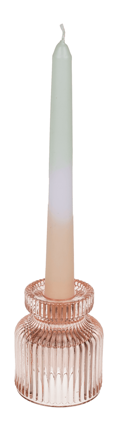 Glass tea light/candle holder, 2 in 1,