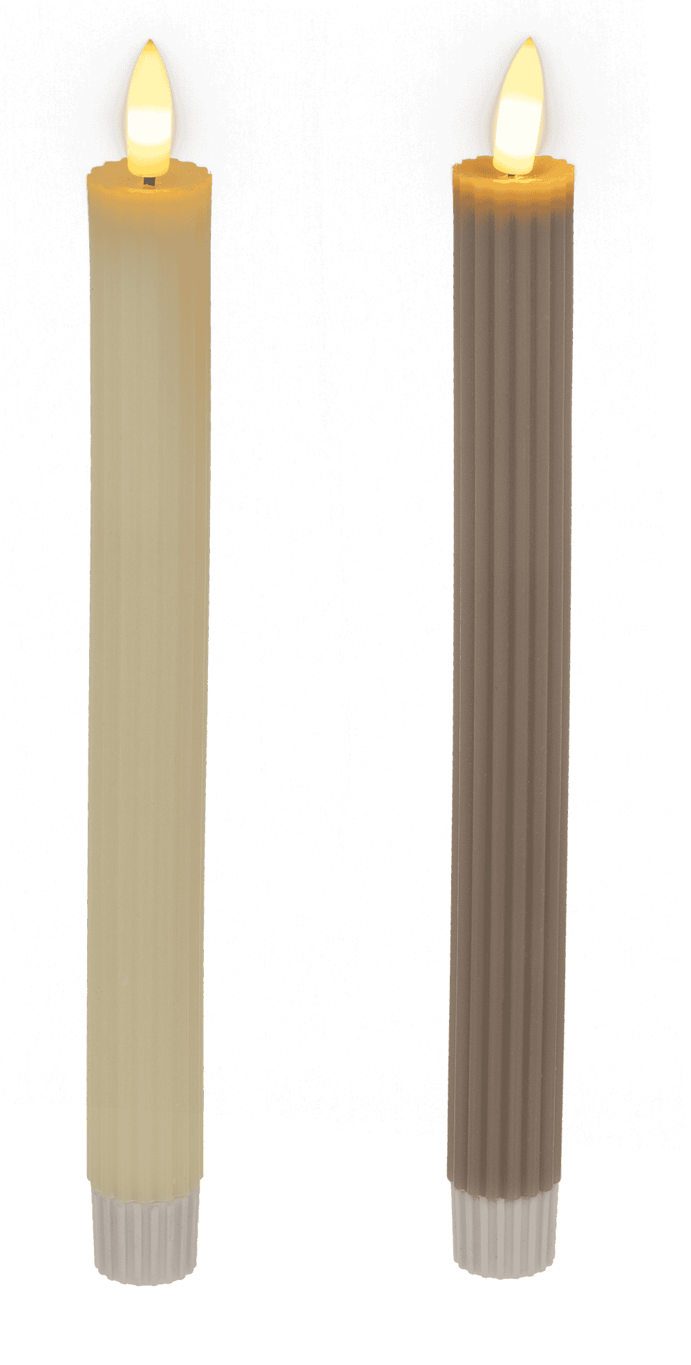 LED stick candle made of real wax,